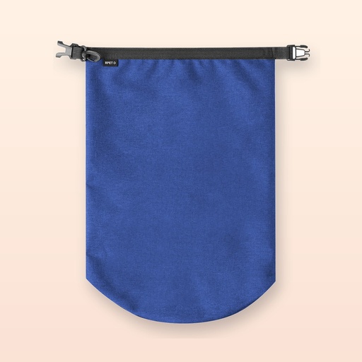 [BL-105370] Sacca impermeabile in RPET - blu