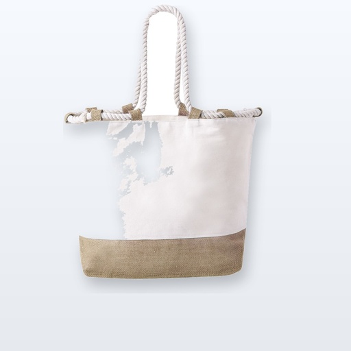 [BL-105419] borsa da spiaggia o da shopping - naturale