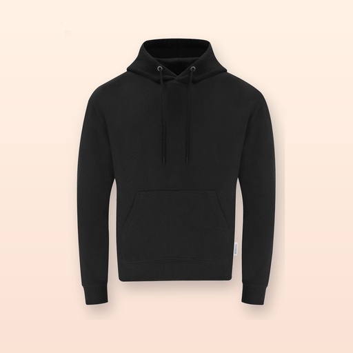 [BL-105584] Felpa con cappuccio - nero - XS