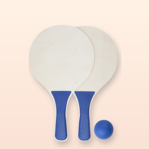 [BL-106100] racchettoni - blu - naturale