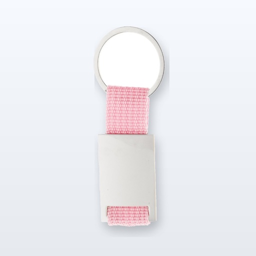 [BL-106142] portachiavi - rosa - argento