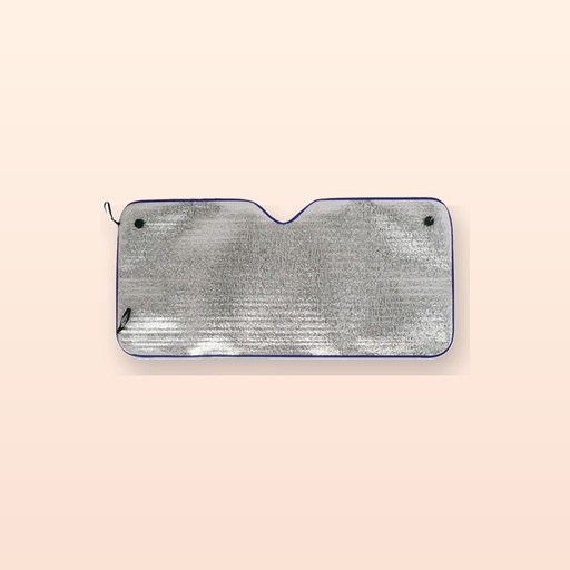 [BL-106152] parasole da auto - blu - argento