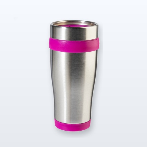 [BL-106364] Bicchiere termico - fucsia - argento