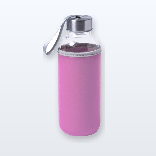 [BL-106513] Borraccia in vetro - rosa