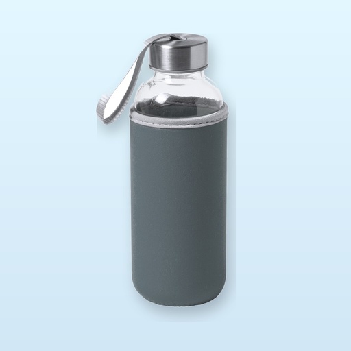 [BL-106522] Borraccia in vetro - grigio
