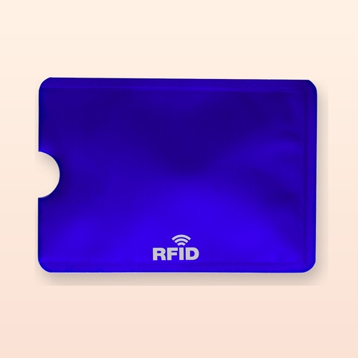 [BL-106554] porta carte di credito - blu