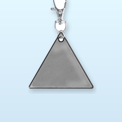 [BL-106581] portachiavi riflettente - argento