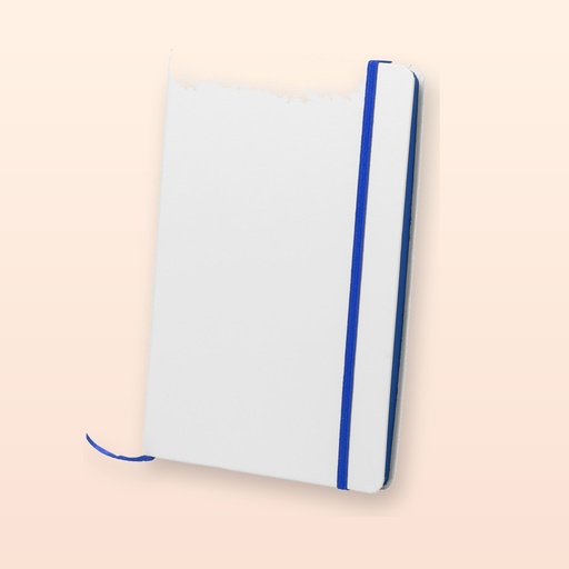 [BL-106586] quaderno - blu - bianco