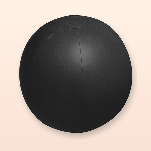 [BL-106660] pallone da spiaggia (ø28 cm) - nero