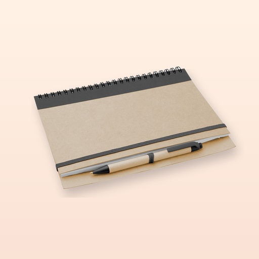 [BL-106684] quaderno - nero - naturale