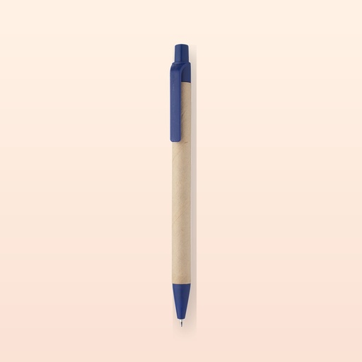 [BL-106701] penna a sfera - blu - naturale