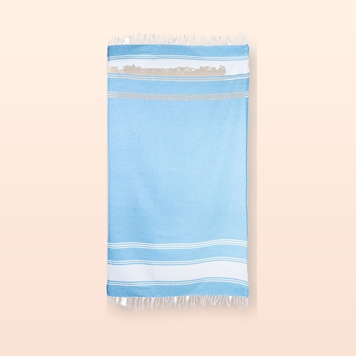 [BL-107018] telo da spiaggia - blu