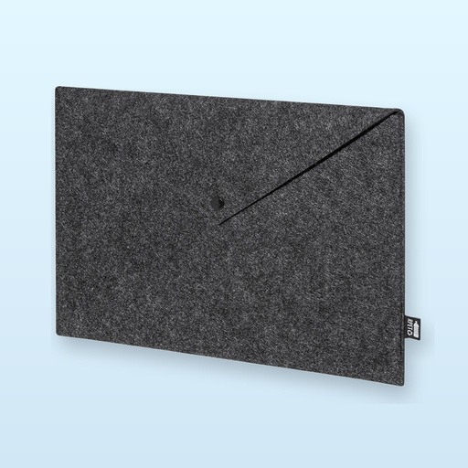 [BL-107139] Cartellina in RPET - grigio scuro