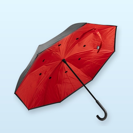 [BL-107189] Ombrello con apertura inversa in RPET - rosso