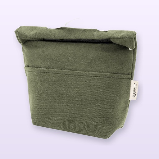 [BL-107246] Borsa termica in canvas riciclato - verde