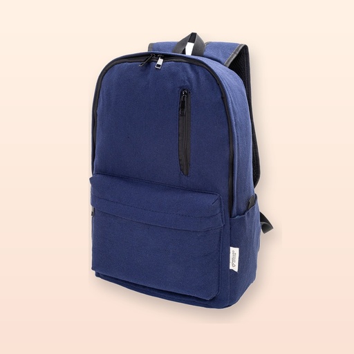 [BL-107261] Zaino in canvas riciclato - blu