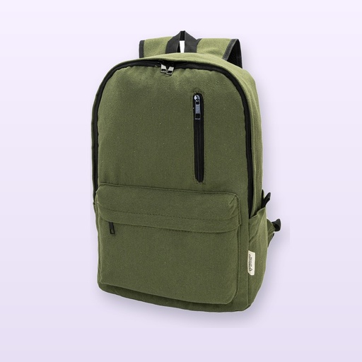 [BL-107262] Zaino in canvas riciclato - verde
