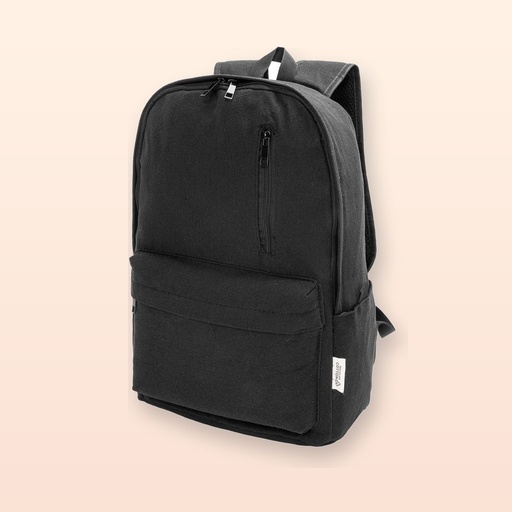 [BL-107263] Zaino in canvas riciclato - nero