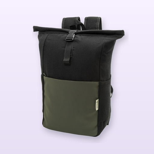[BL-107274] Zaino in canvas riciclato - verde