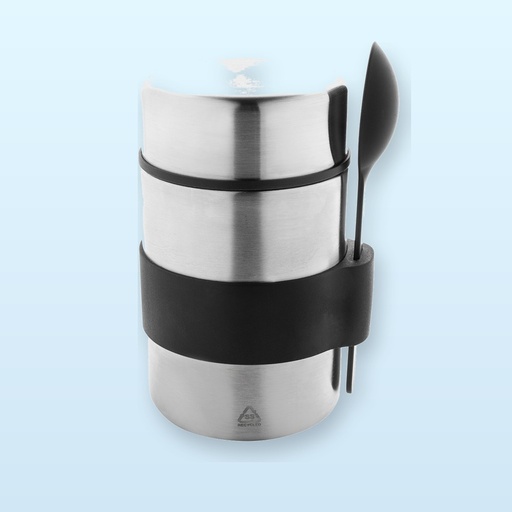 [BL-107363] Contenitore porta pranzo termico in RSS - argento
