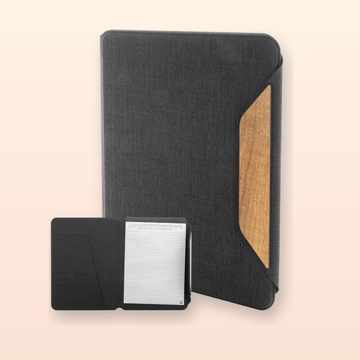 [BL-107381] Cartella portadocumenti in RPET - nero