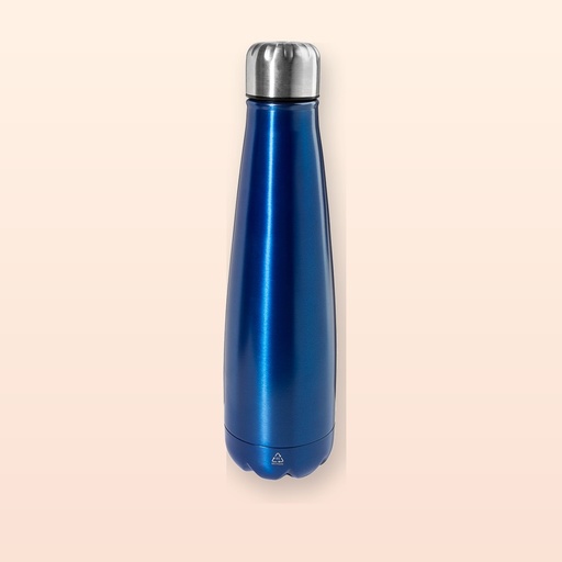 [BL-107532] Borraccia in acciaio riciclato - blu