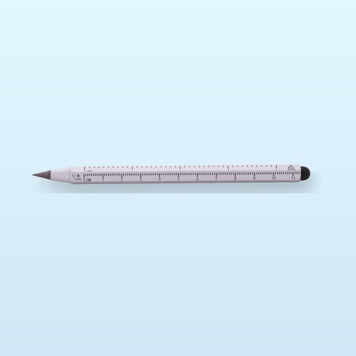 [BL-107844] Penna righello senza inchiostro - argento