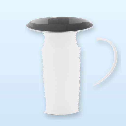 [BL-107955] Tazza - grigio scuro - bianco