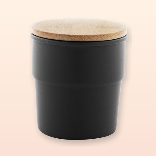 [BL-108036] Bicchiere in ceramica - nero