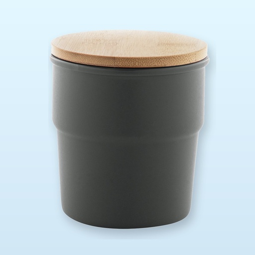 [BL-108037] Bicchiere in ceramica - grigio