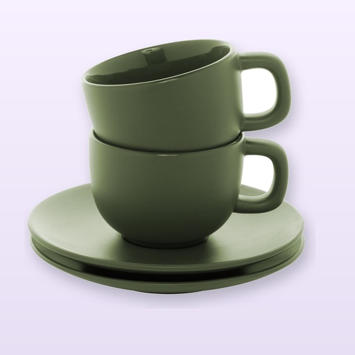 [BL-108049] Set tazze da cappuccino - verde