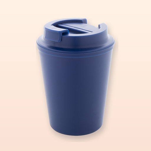 [BL-108062] Bicchiere termico in RPP - blu scuro