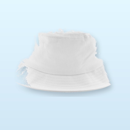 [BL-108121] Cappello pescatore - bianco