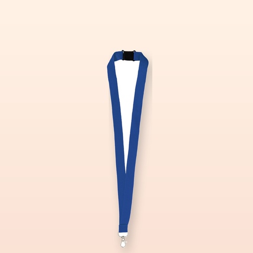 [BL-108161] Lanyard in RPET - blu