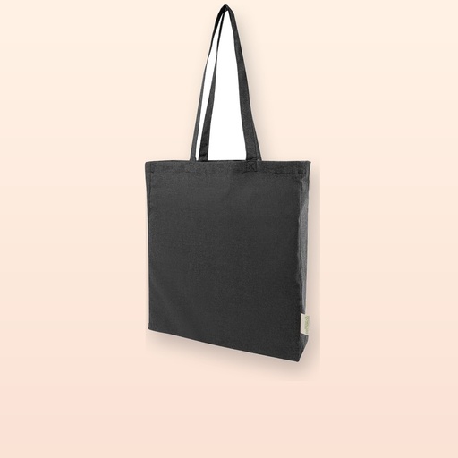 [BL-108370] Shopper in cotone riciclato - nero