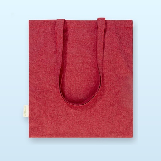 [BL-108375] Shopper in cotone riciclato - rosso