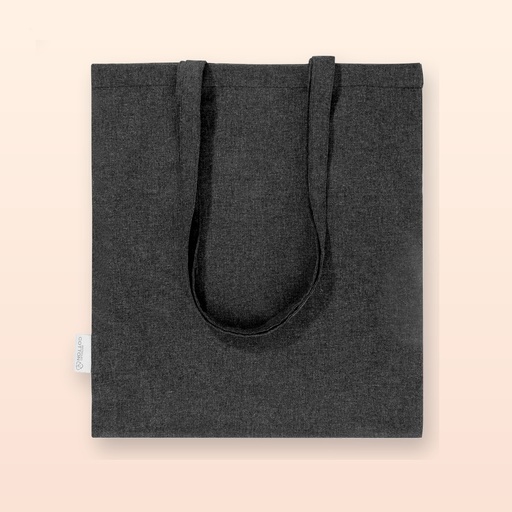 [BL-108379] Shopper in cotone riciclato - nero