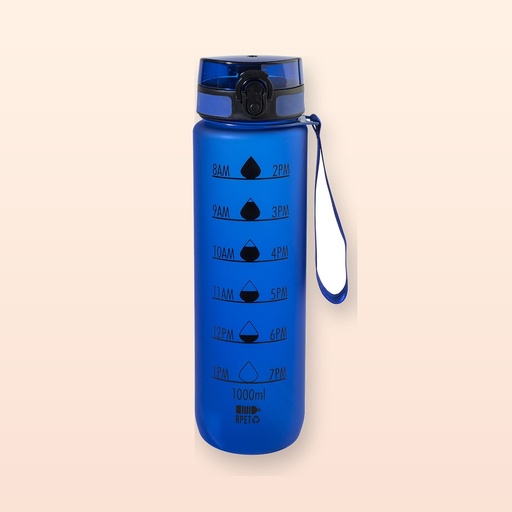 [BL-108385] Borraccia motivazionale in RPET - blu
