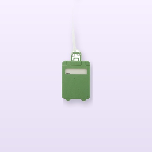 [BL-108543] etichetta bagagli - verde