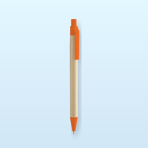 [BL-108732] penna a sfera - arancione - naturale