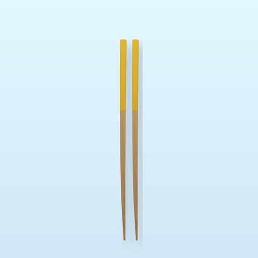 [BL-108739] bacchette in bambù - giallo - naturale