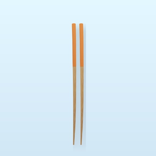 [BL-108740] bacchette in bambù - arancione - naturale