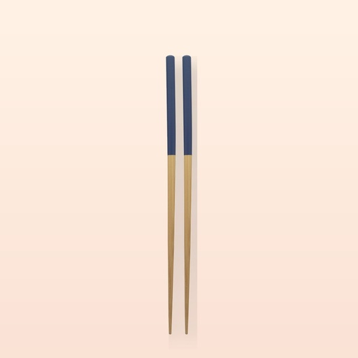 [BL-108742] bacchette in bambù - blu - naturale