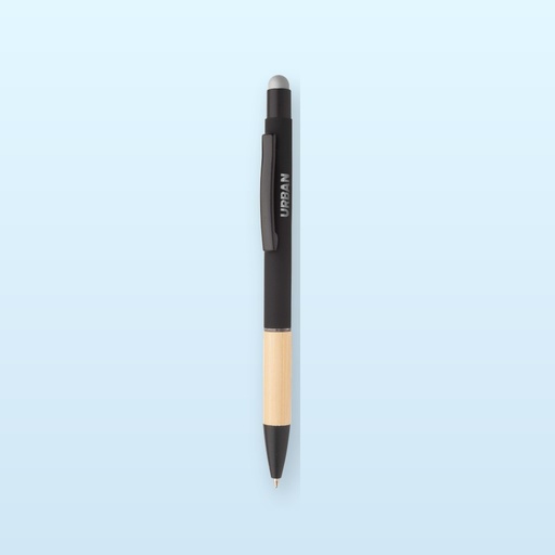 [BL-108770] penna a sfera capacitiva - argento - nero