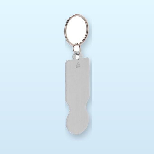 [BL-108845] Portachiavi con gettone - argento