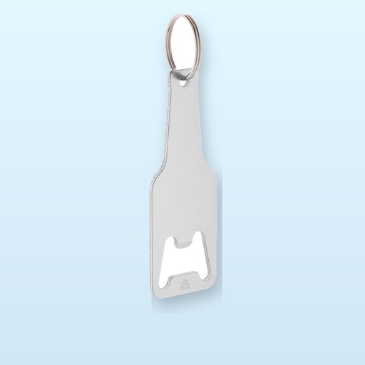 [BL-108873] Portachiavi con apribottiglie - argento