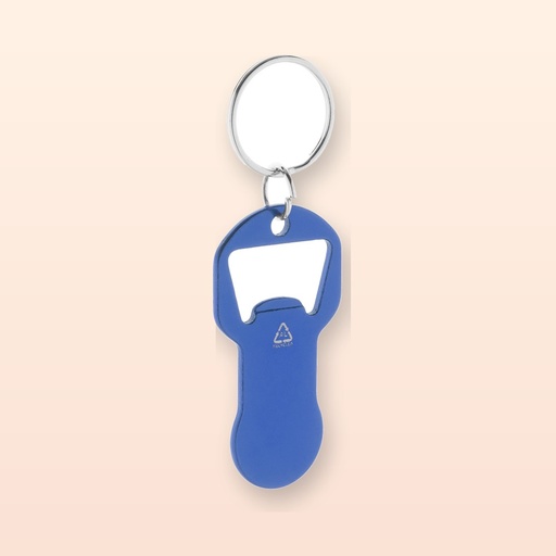 [BL-109453] Portachiavi con apribottiglie - blu