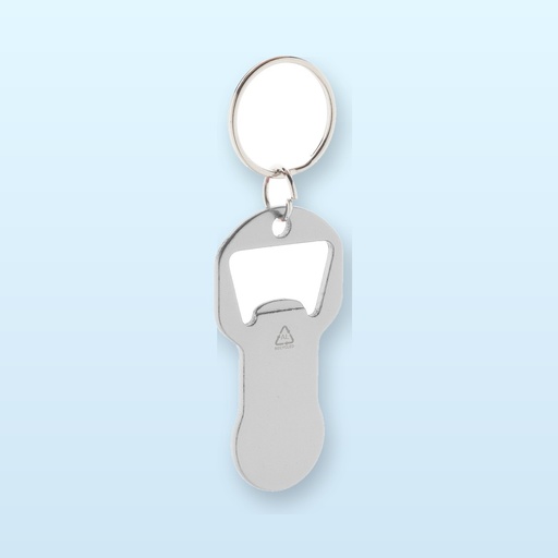 [BL-109456] Portachiavi con apribottiglie - argento