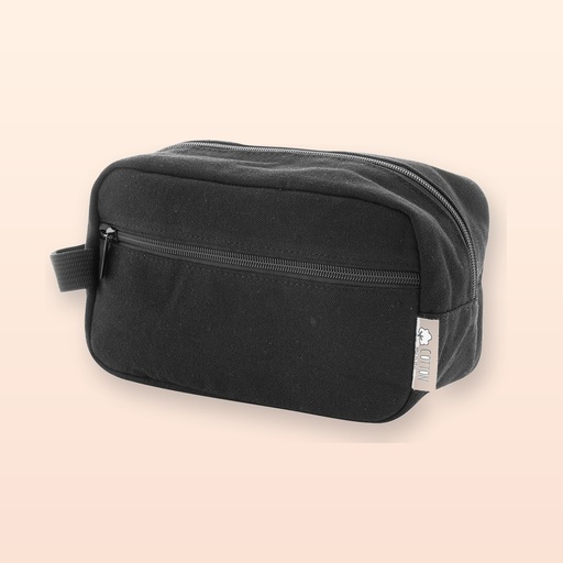 [BL-109553] Trousse in canvas riciclato - nero