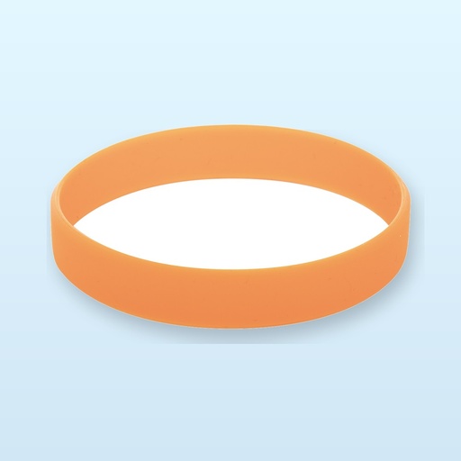 [BL-109748] braccialetto in silicone - arancione